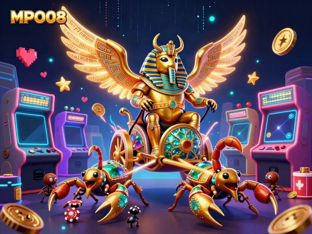 Players winning big on MPO08's vibrant casino-themed online games
