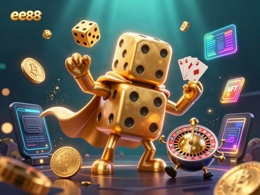 Experience the thrill of gaming at ee88 with dynamic 3D characters and casino elements.