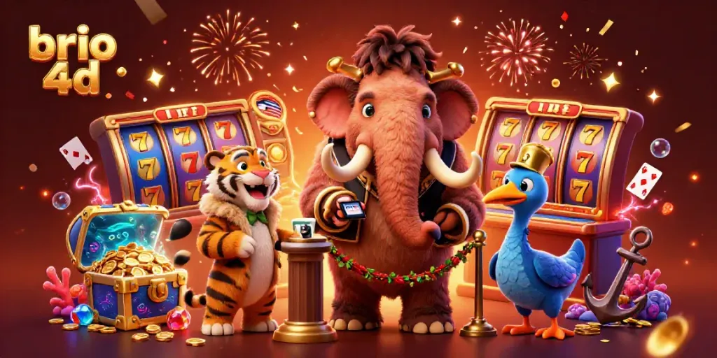 Experience thrilling gameplay at brio 4d with vibrant slot reels and dynamic casino characters.