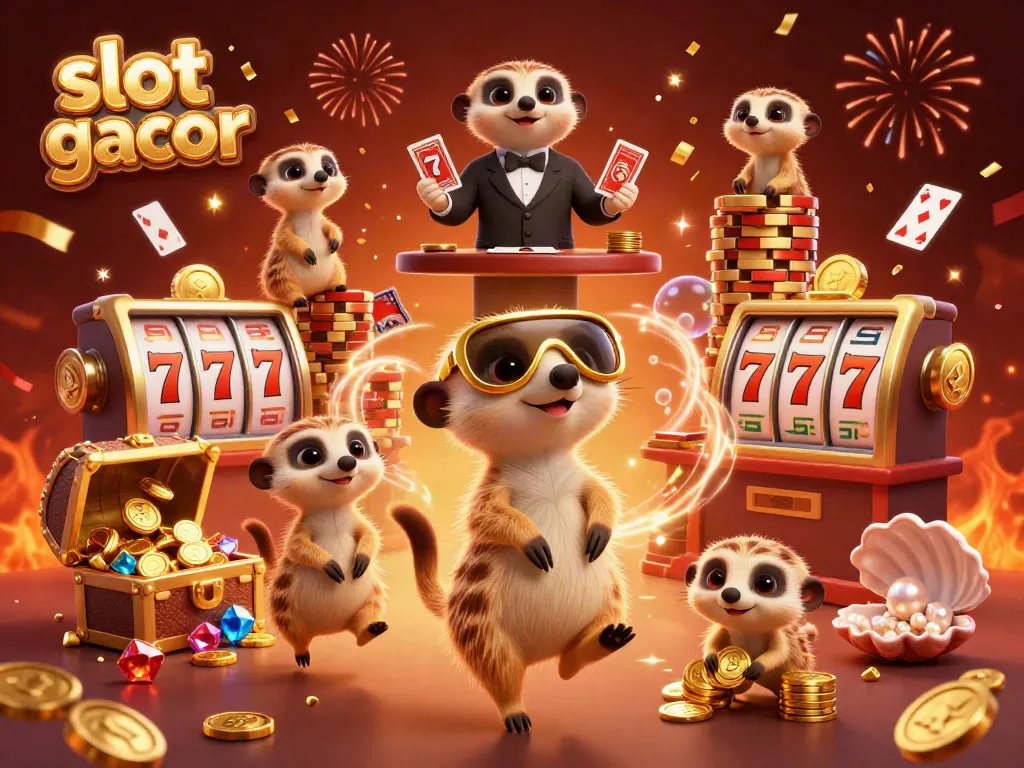 Engage with slot gacor gameplay where meerkats run a vibrant casino operation filled with treasure and excitement.