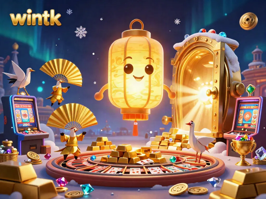 Experience the thrill of wintk casino with a vibrant lantern spirit, warriors, and treasures.